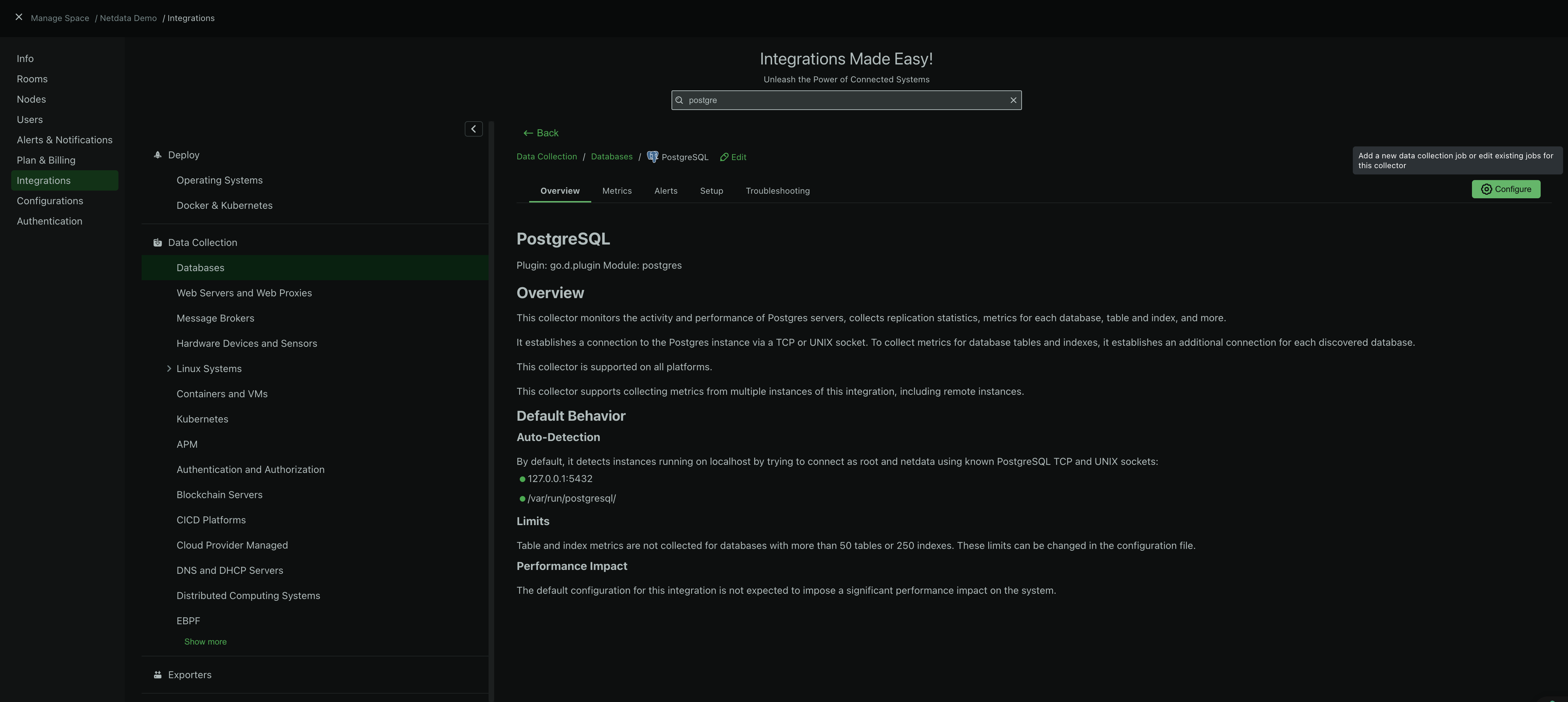 Configure Collectors